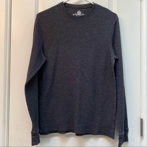 Helix Charcoal Gray Long Sleeve Shirt